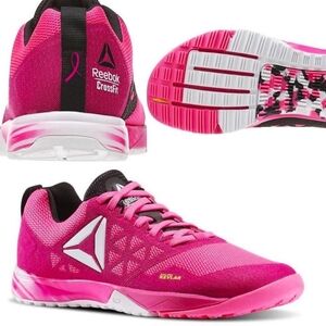 REEBOK CROSSFIT WOMEN'S SNEAKERS WITH KEVLAR BREAST CANCER AWARENESS RIBBON
